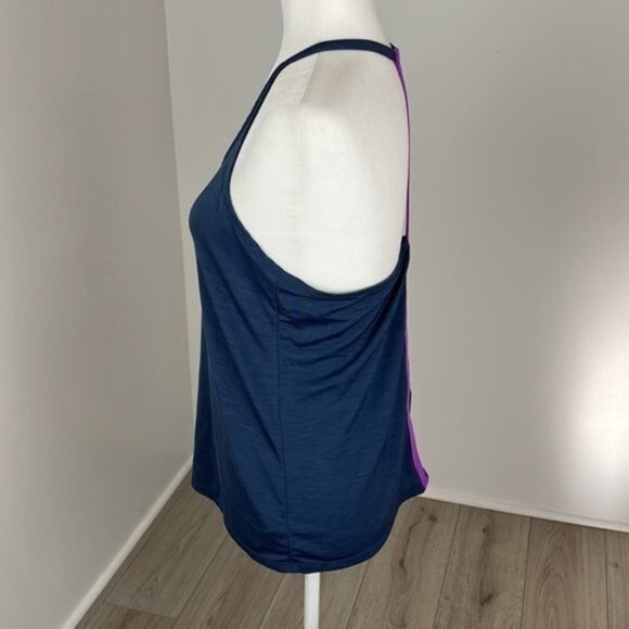 Athleta Blue & Purple Workout Tank Size M - Picture 3 of 8